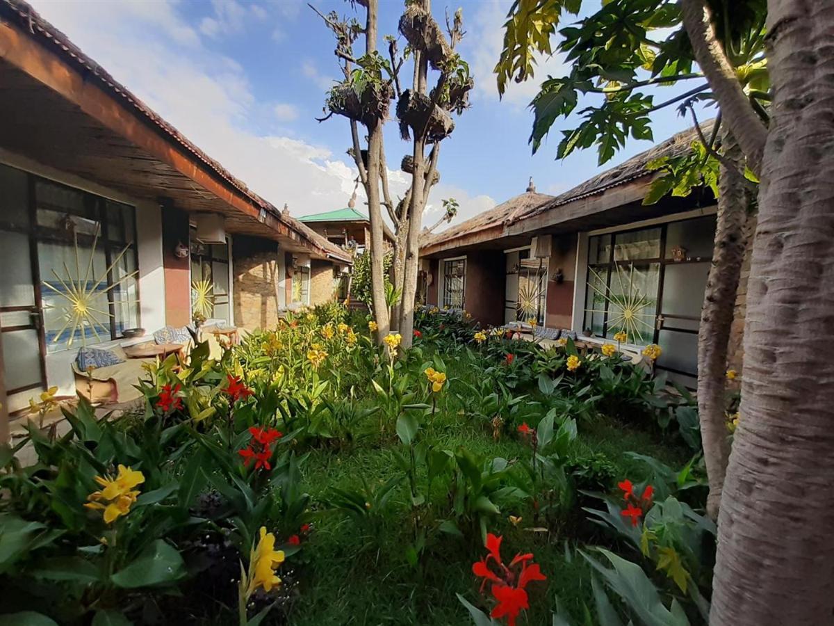 Lodge Du Chateau Gondar Bagian luar foto