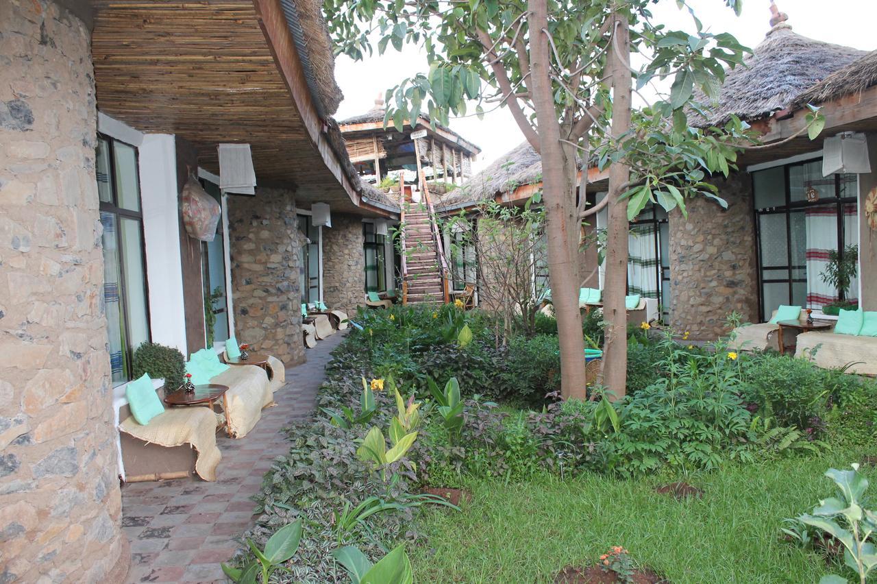 Lodge Du Chateau Gondar Bagian luar foto